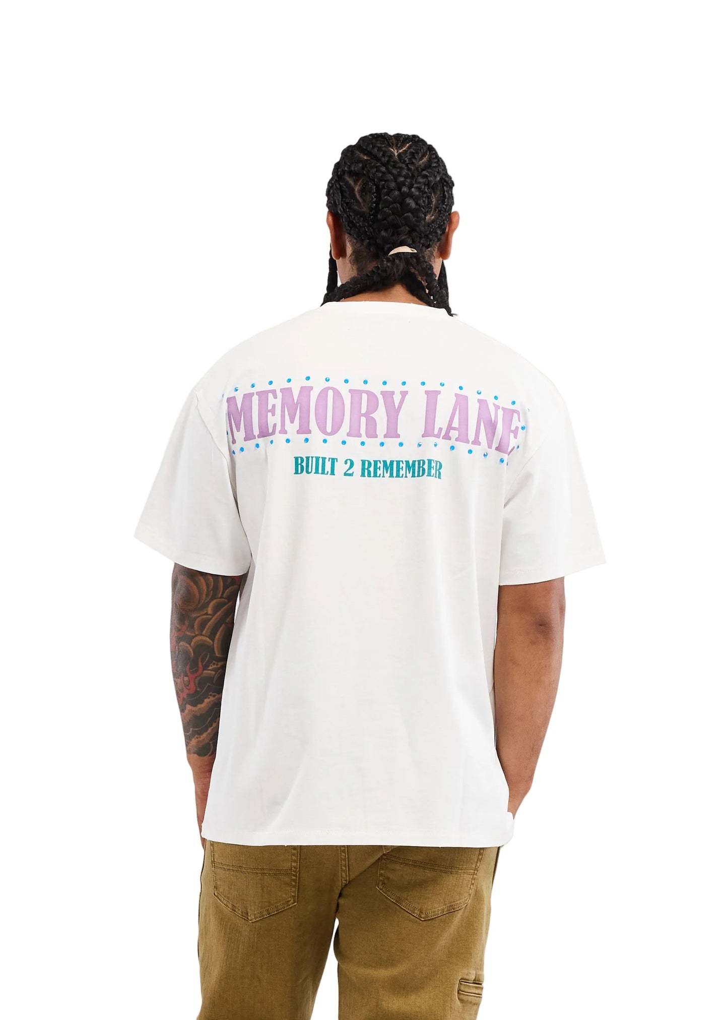 Memory Lane Unforgettable Shield Tee - Antique White