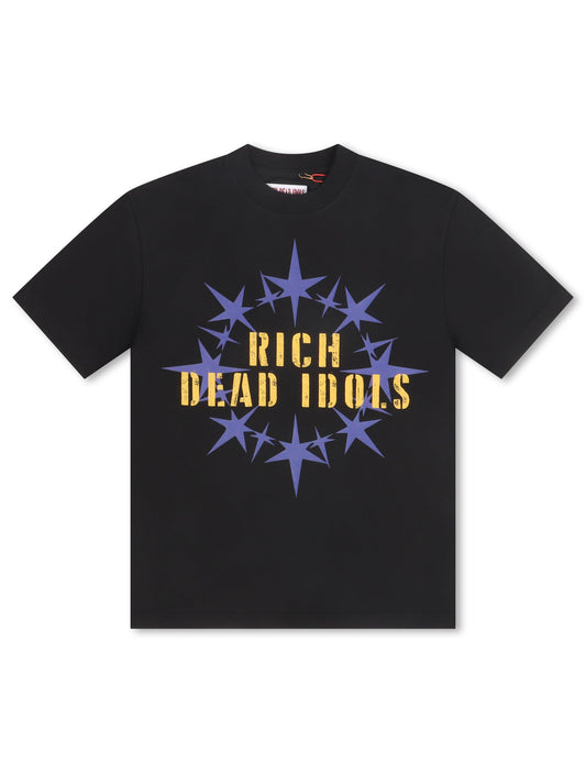 Rich Dead Idols Profit Tee - Black